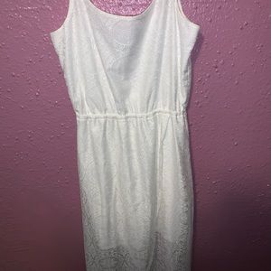 Summer White Hi-Low Dress